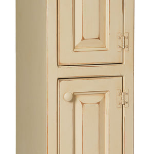Vintage Pine- Amish Handcrafted Large Pantry Cabinet