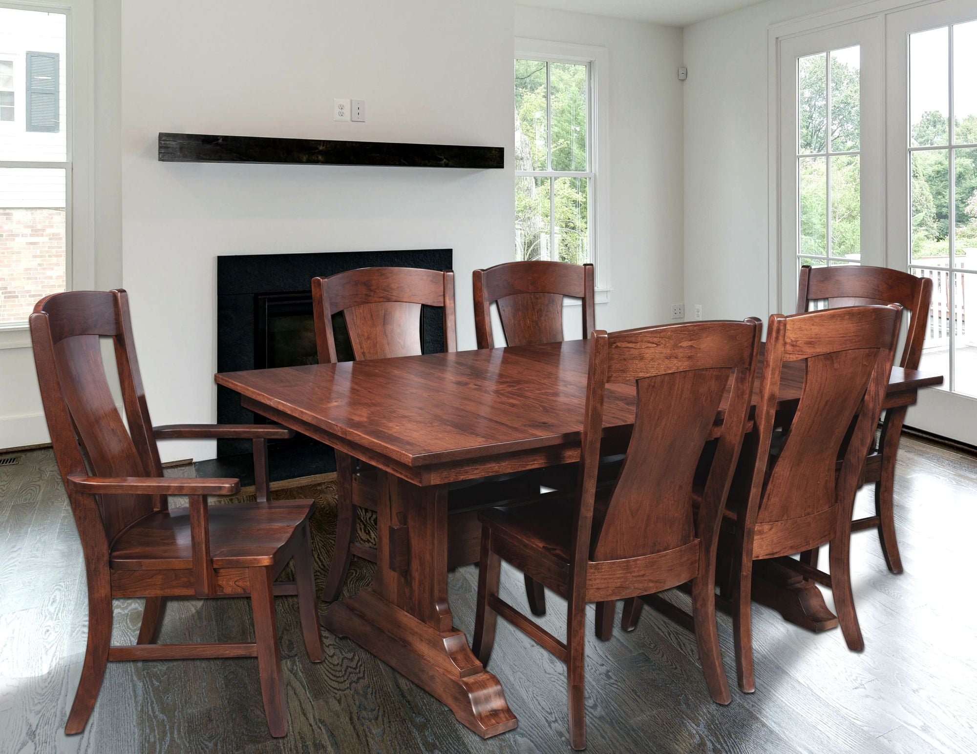 Vonda - Amish Handcrafted Solid Wood Dining Chair