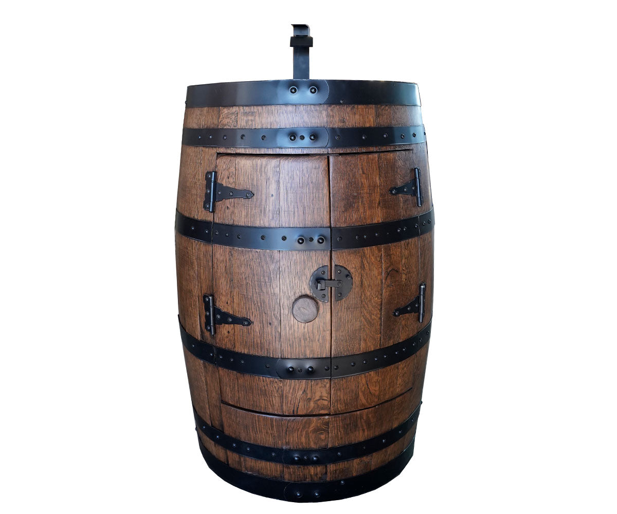 The Washstand - Amish Handcrafted Whiskey Barrel Vanity Sink