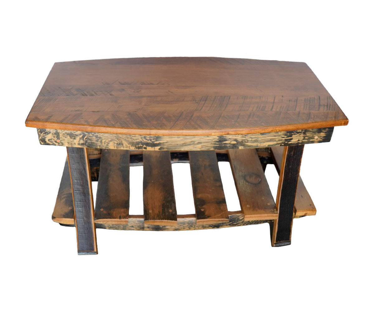 Cooperage - Amish Handcrafted Oval Coffee Table
