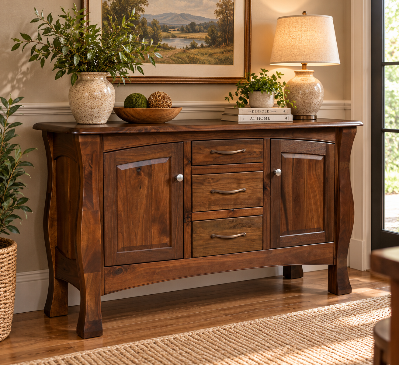 Reno - Amish Handcrafted Sideboard Cabinet