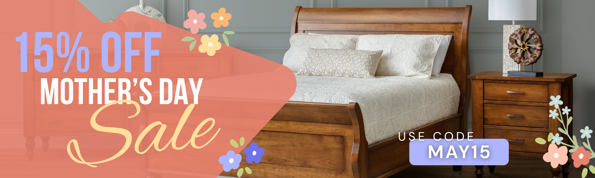 Mother's Day Furniture Sale at The Wood Reserve Furniture Co.