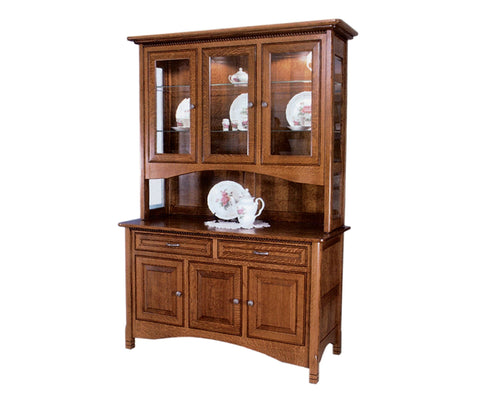 West Lake - Amish Handcrafted 3 Door Dining Hutch