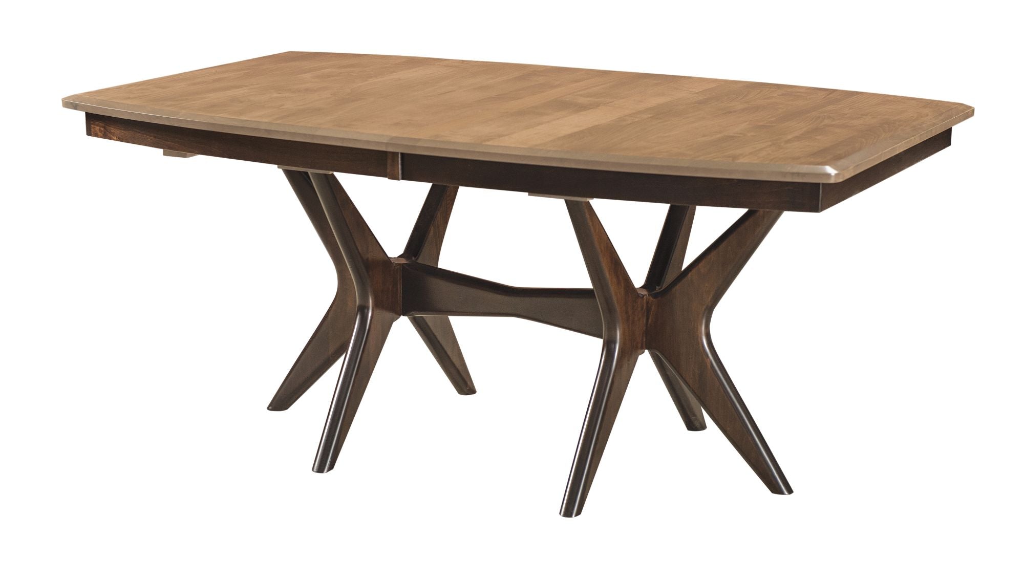 West Newton Trestle - Handcrafted Solid Top or Extension Dining Table