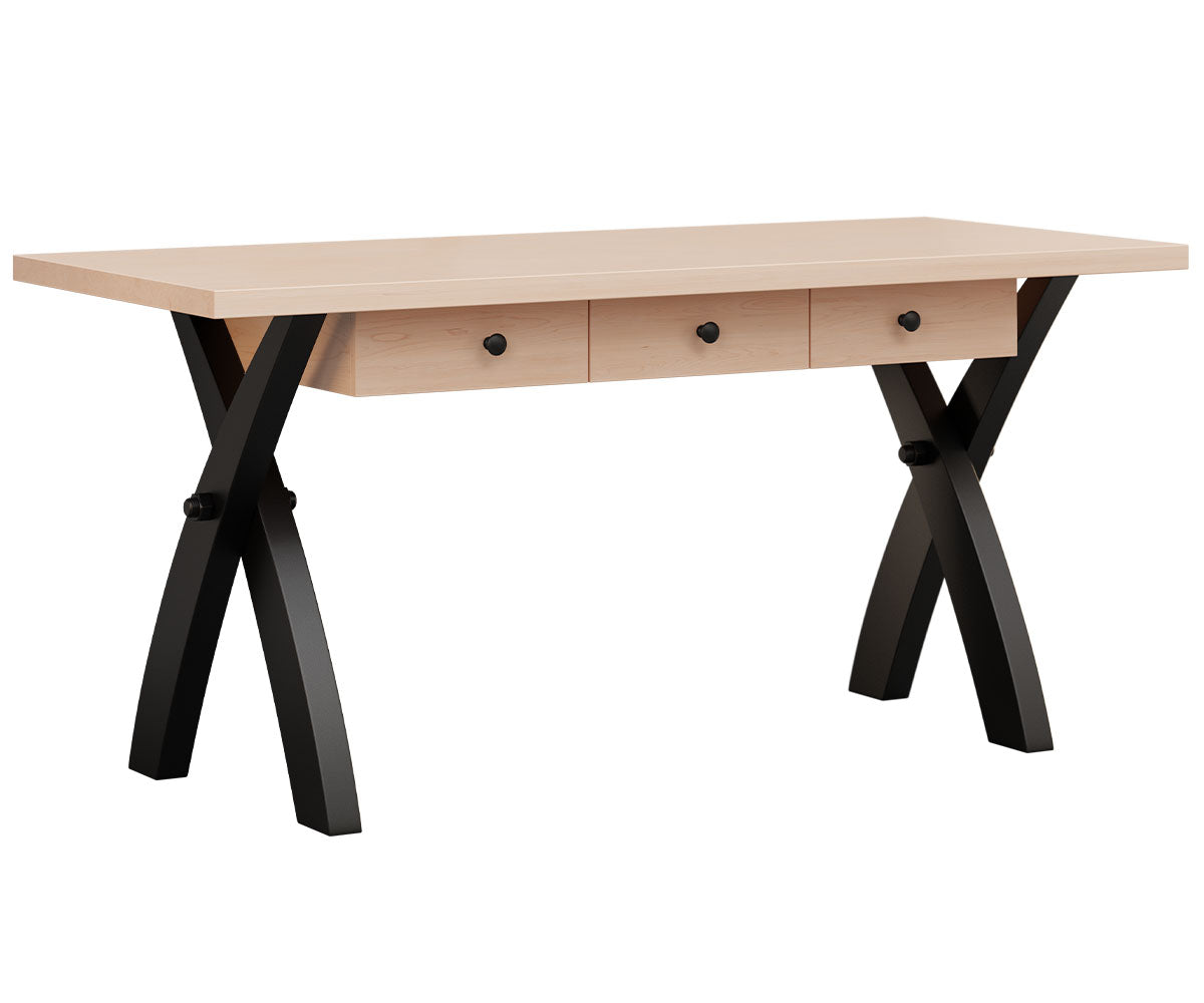 Weston - Amish Handcrafted Open Desk / Quick Ship