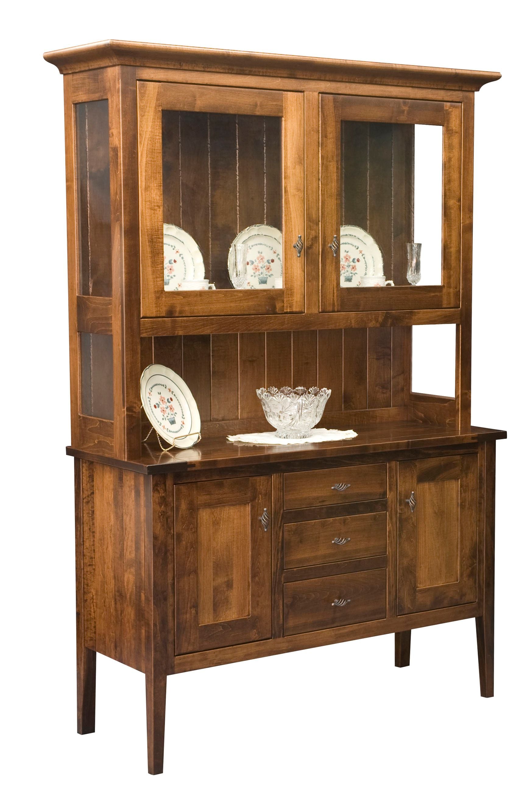 Williamsburg- Amish Handcrafted 2 Door Dining Hutch