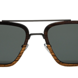 X-Type / Metal x Wood Sunglasses / Polarized Lenses
