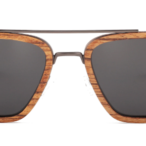 X-Type / Metal x Wood Sunglasses / Polarized Lenses