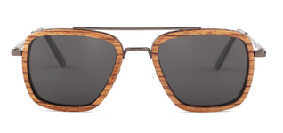 X-Type / Metal x Wood Sunglasses / Polarized Lenses