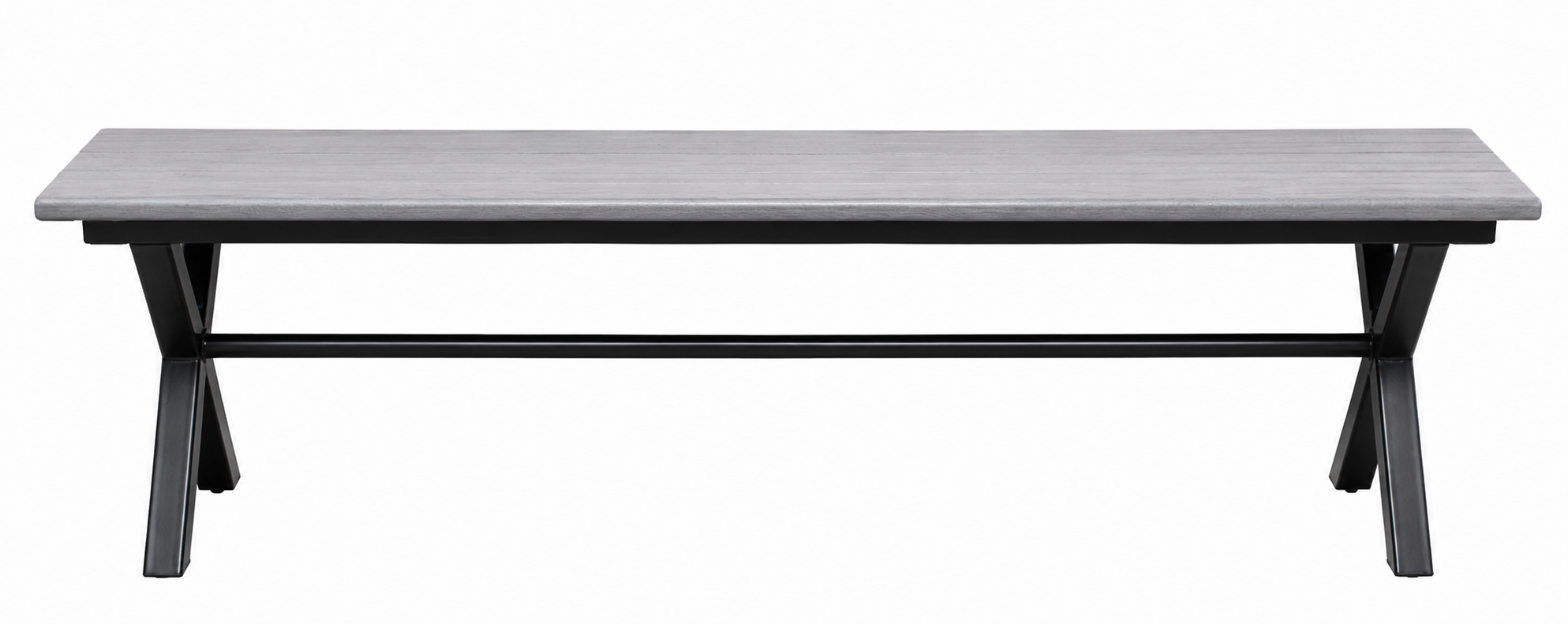 Xavier Lake - Poly Wood & Powder Coated Steel Outdoor Bench