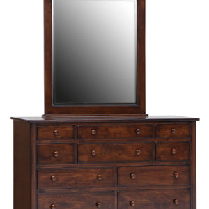 Yorktowne - Amish 10 Drawer Dresser w/ Optional Mirror