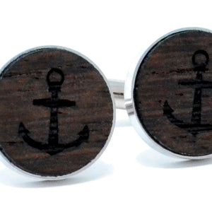 Anchor Cufflinks - Wenge