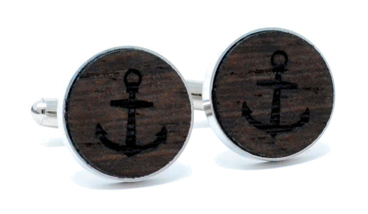 Anchor Cufflinks - Wenge