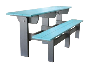 Classic - Outdoor 6' Single Park Bench/Table