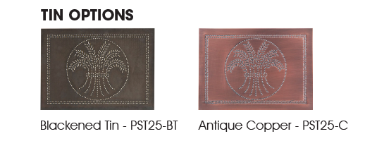 Tin-Handcrafted Jelly Cupboard With Optional Tin or Copper Panels