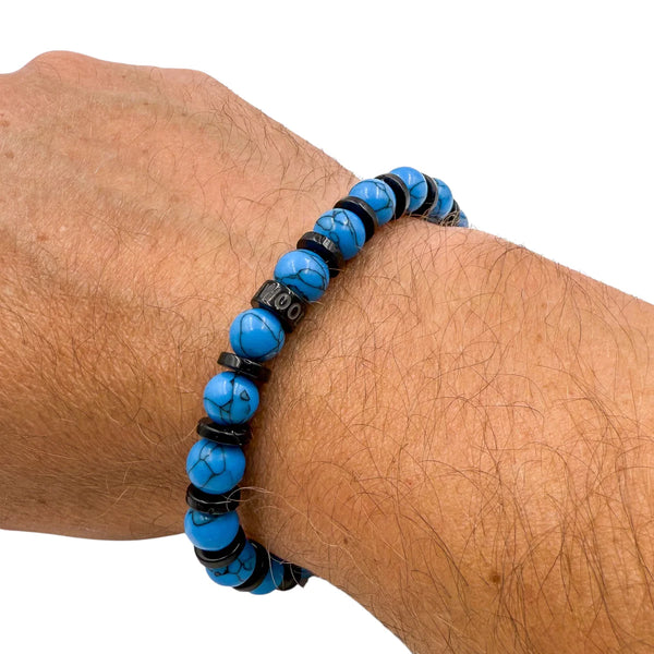 Pulse - Blue Horizons Blue Howlite & Blackwood