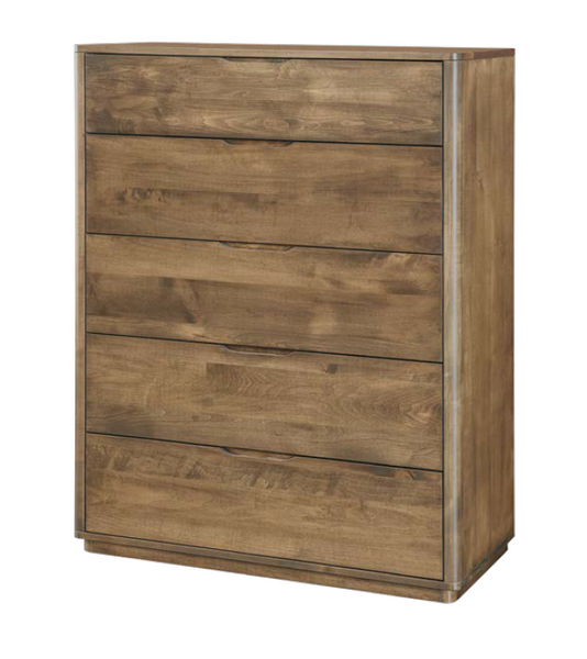 Lacie - Amish Solid Wood 5 Drawer Chest Dresser
