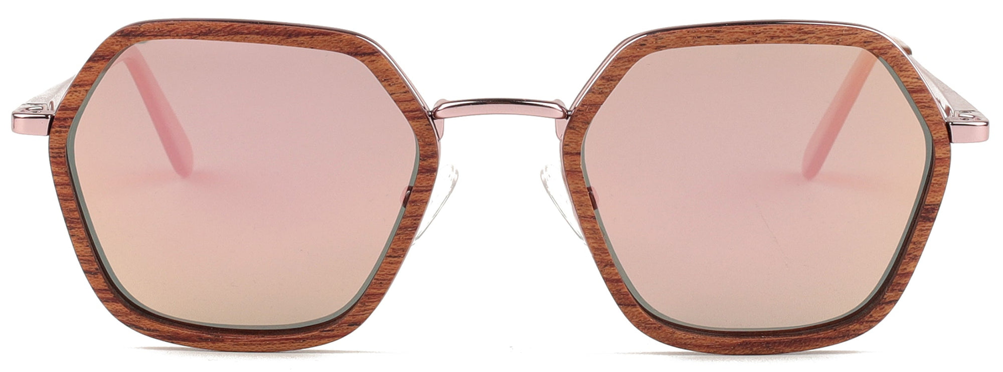 Nero / Metal x Wood Sunglasses / Polarized Lenses
