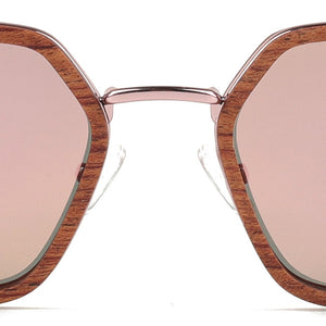 Nero / Metal x Wood Sunglasses / Polarized Lenses