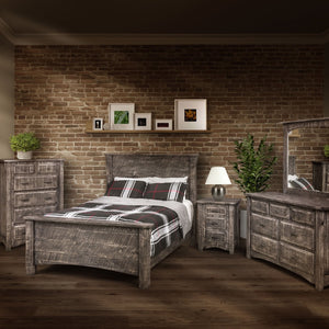 Sportsman - Amish Rough Cut Bedroom Set