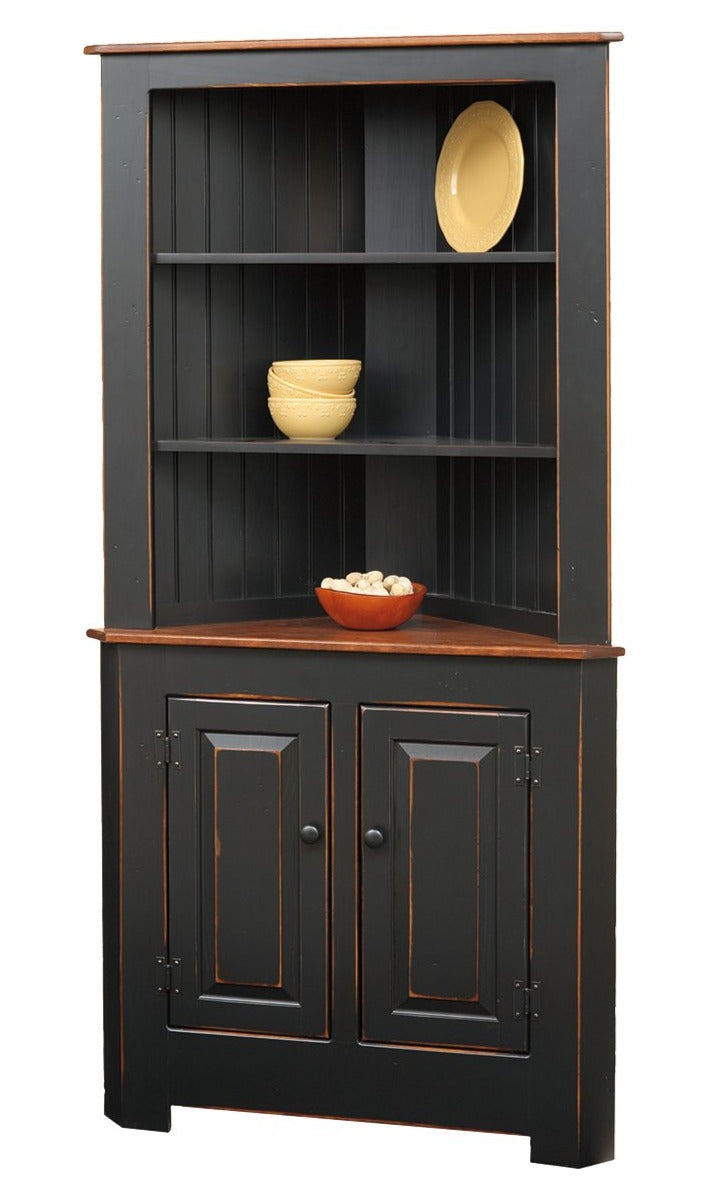 Lancaster Solid Wood Corner Cabinet