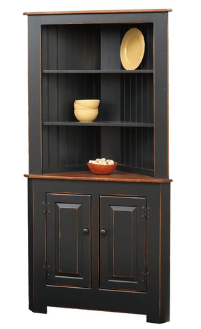 Lancaster Solid Wood Corner Cabinet