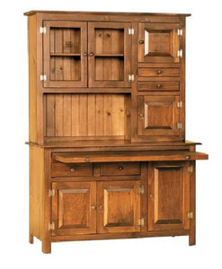 Lancaster Hoosier Cabinet with Special Walnut Stain