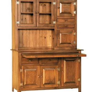 Lancaster Hoosier Cabinet with Special Walnut Stain