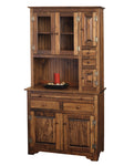 Amish Handcrafted Small Hoosier Hutch