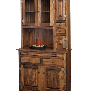 Amish Handcrafted Small Hoosier Hutch