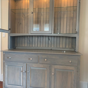 Lancaster Shaker Hutch - Pewter Stain