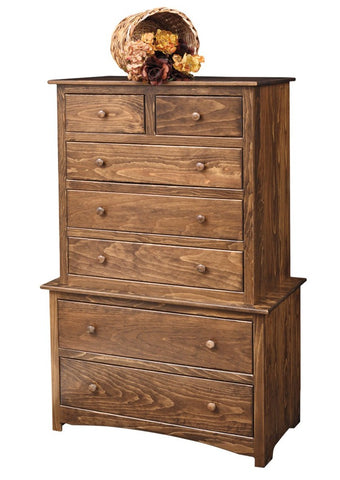 Shaker Style 7 Drawer Chest of Drawers