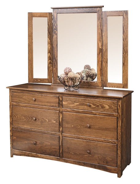 Amish 6 Drawer Dresser