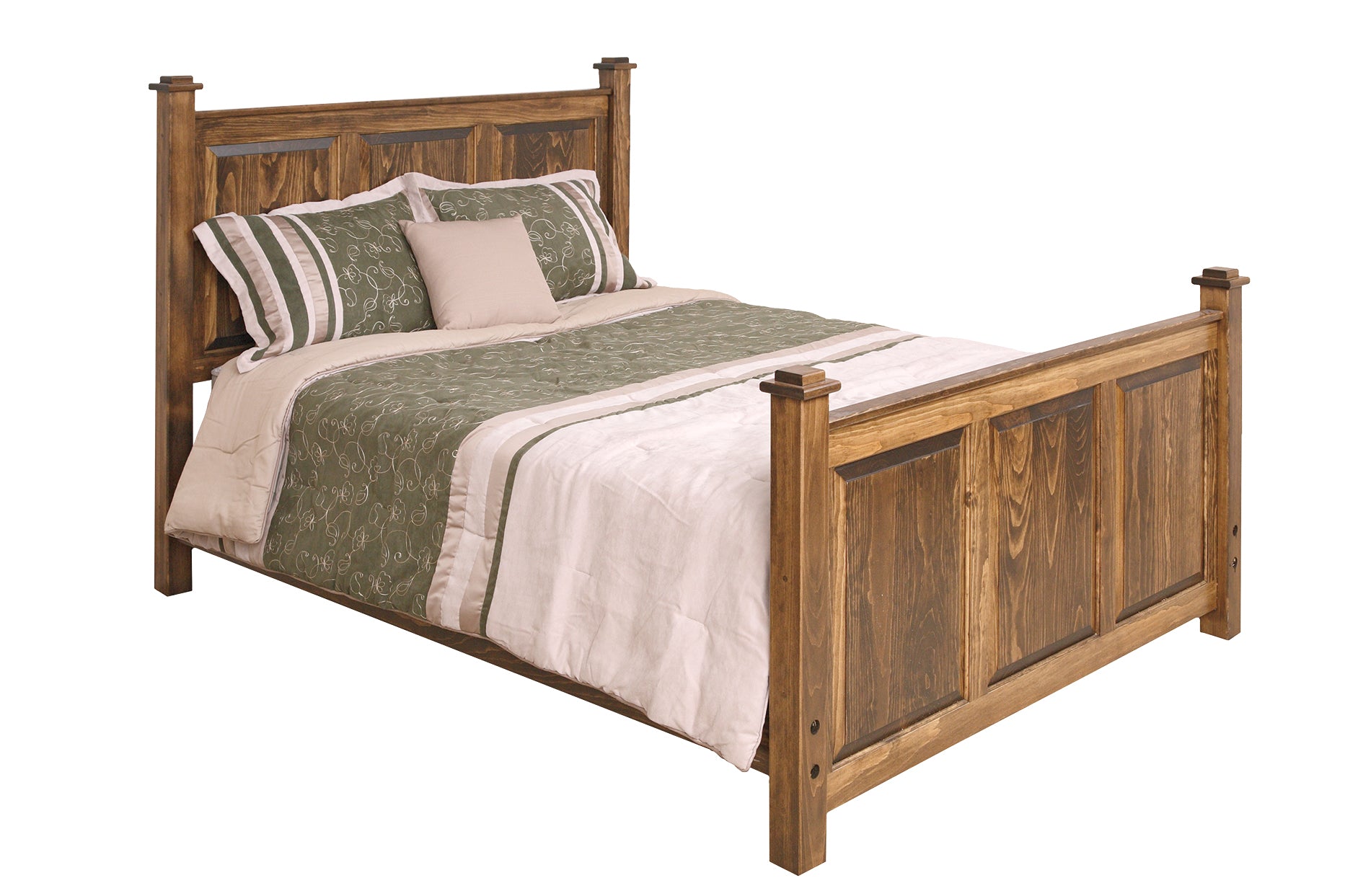 Amish Shaker Style Solid Wood Bed - The Wood Reserve