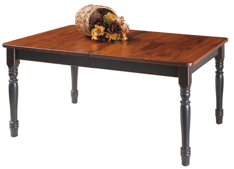 Amish Farmhouse Extension Dining Table