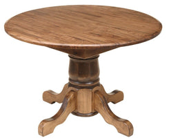 Amish Hoosier 42" Round Pedestal Table