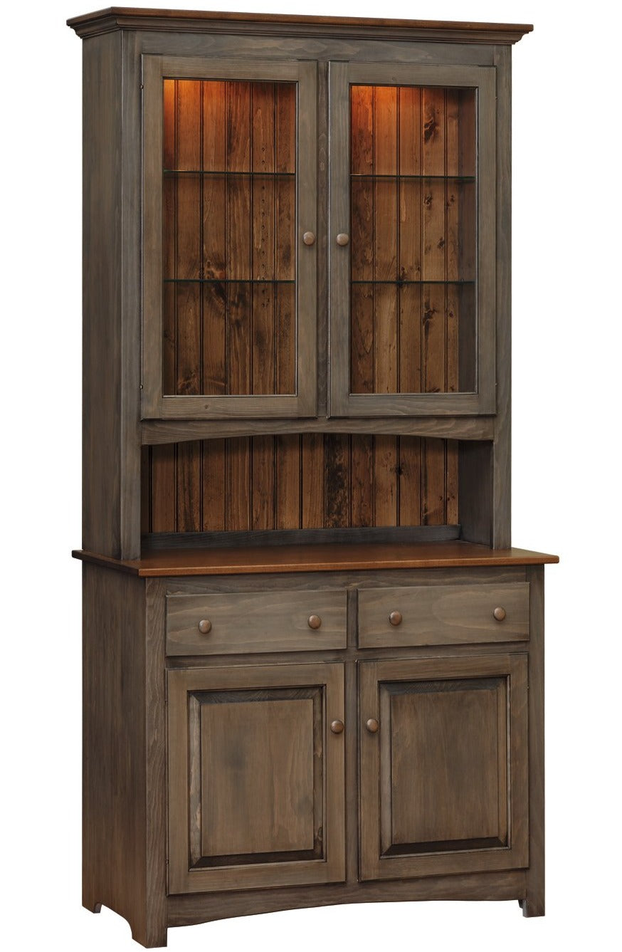 Capri - Amish Shaker Dining Hutch