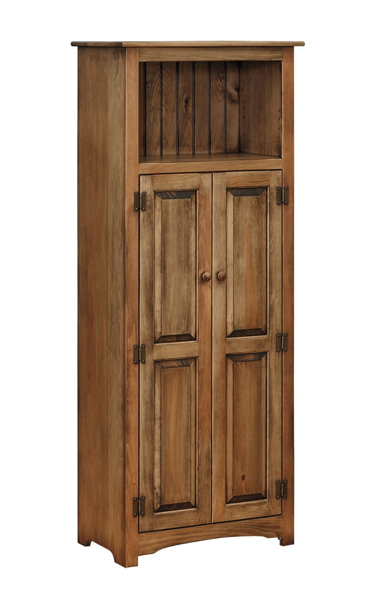The Craftsman - Amish Pantry Cabinet with Opening