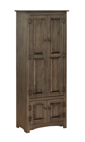 The Craftsman - Amish Pantry Cabinet with Extra Bottom Doors