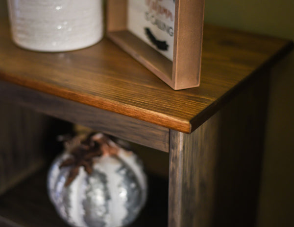 Amish Handcrafted 2-Tier End Table