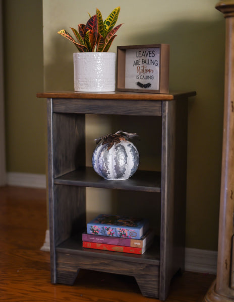 Amish Handcrafted 2-Tier End Table