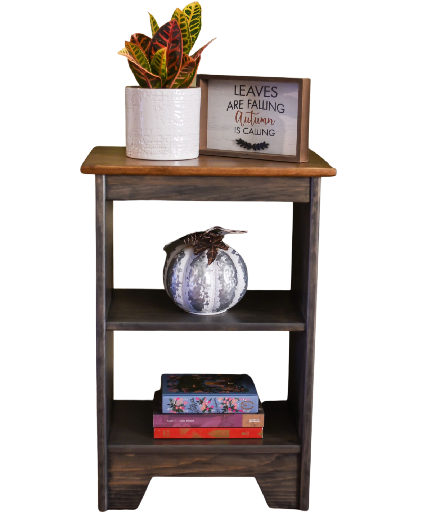 Amish Handcrafted 2-Tier End Table