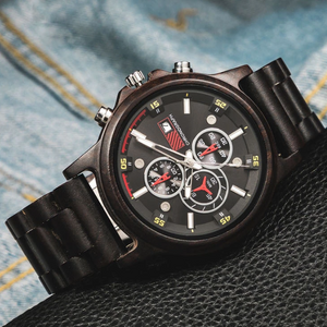 Capitol - Ebony Wood Watch 