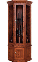 Dutton - Amish Corner Gun Cabinet
