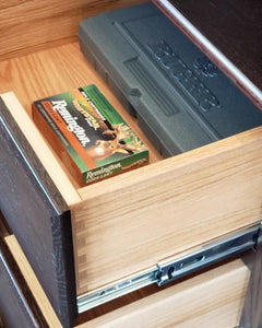 Full-Extention Drawer Slides w/ Dovetailed Joinery