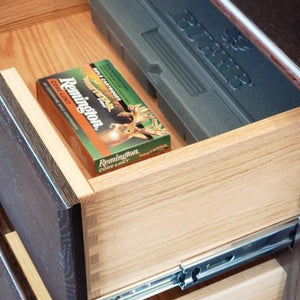 Full-Extention Drawer Slides w/ Dovetailed Joinery