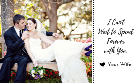 Personalized Wood Photo Card