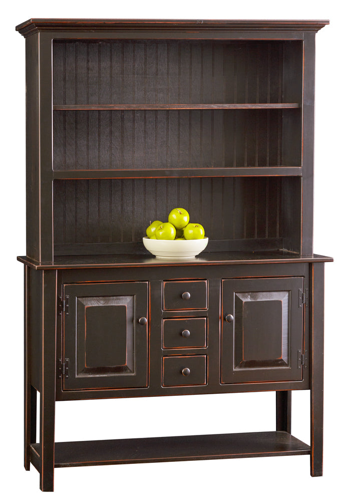 Sideboard with on sale open shelf hutch