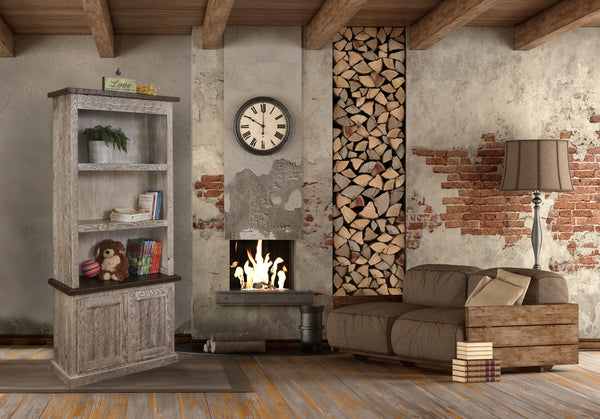 American Made Reclaimed Barnwood Bookshelf