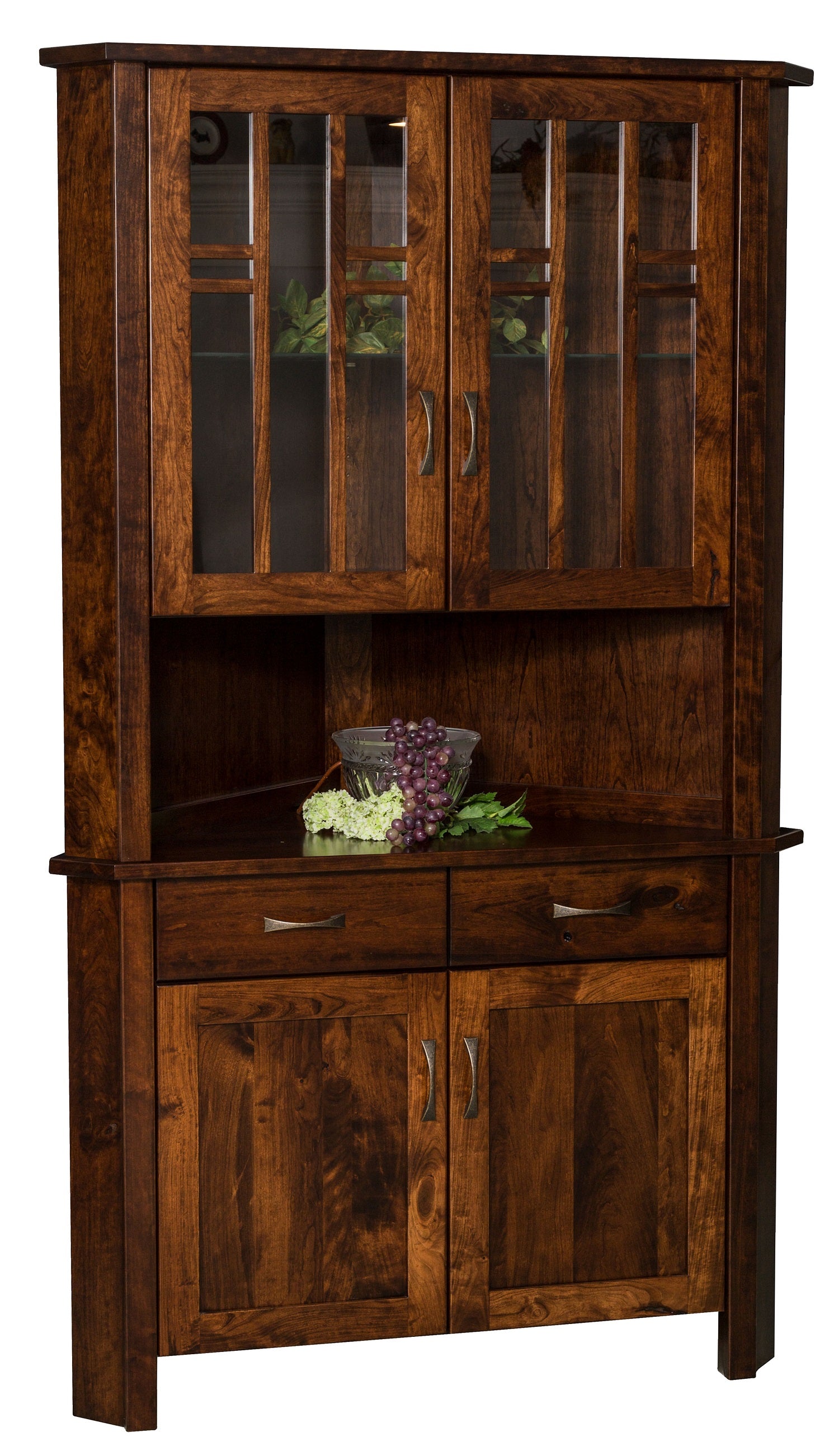 Acadia - Amish Handcrafted Dining Corner Hutch
